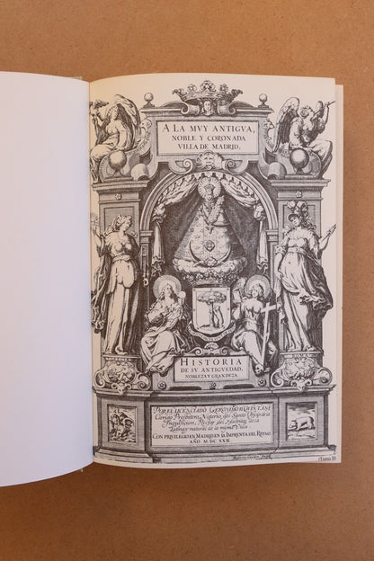 A la muy antigua noble y coronada Villa de Madrid, facsímil 1980