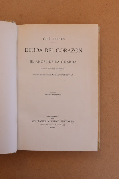 Deuda del Corazón, Montaner y Simón, 1909