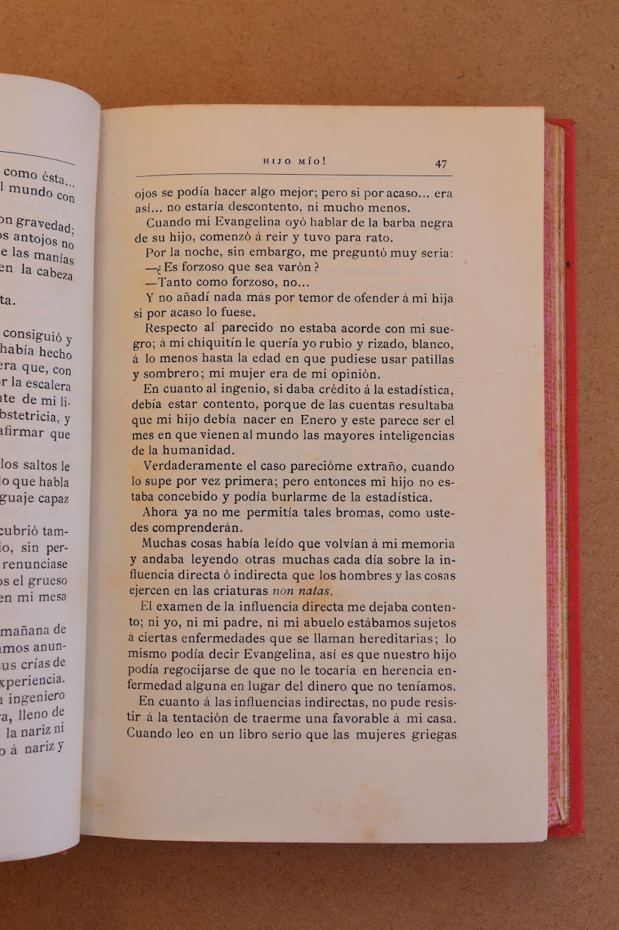 Hijo Mío, Biblioteca Arte y Letras, 1886