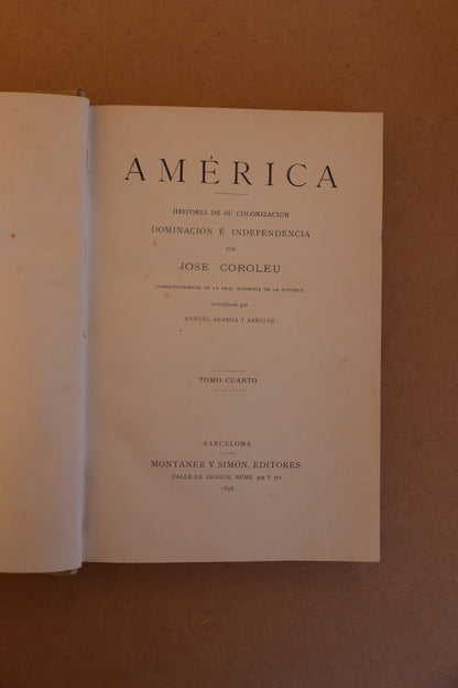 América, Montaner y Simón, 1894-1896