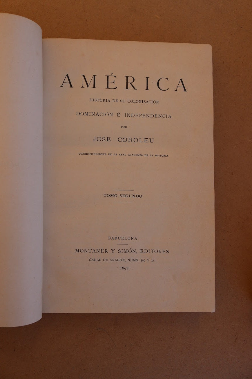 América, Montaner y Simón, 1894-1896