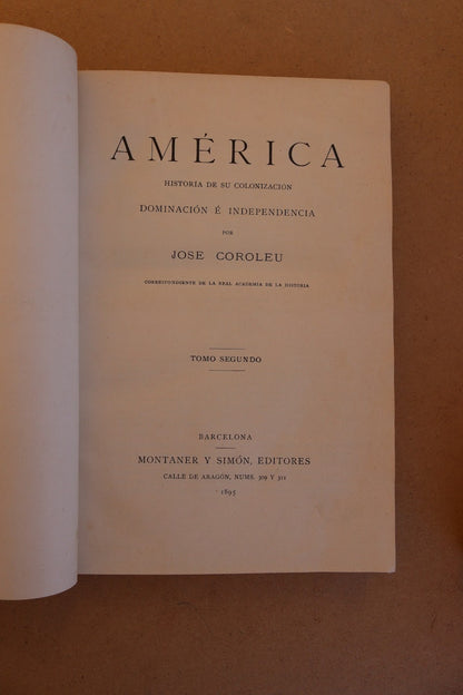 América, Montaner y Simón, 1894-1896