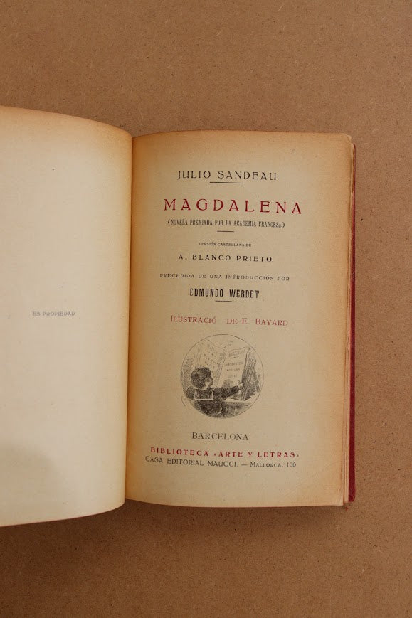 Magdalena, Biblioteca Arte y Letras, circa 1890