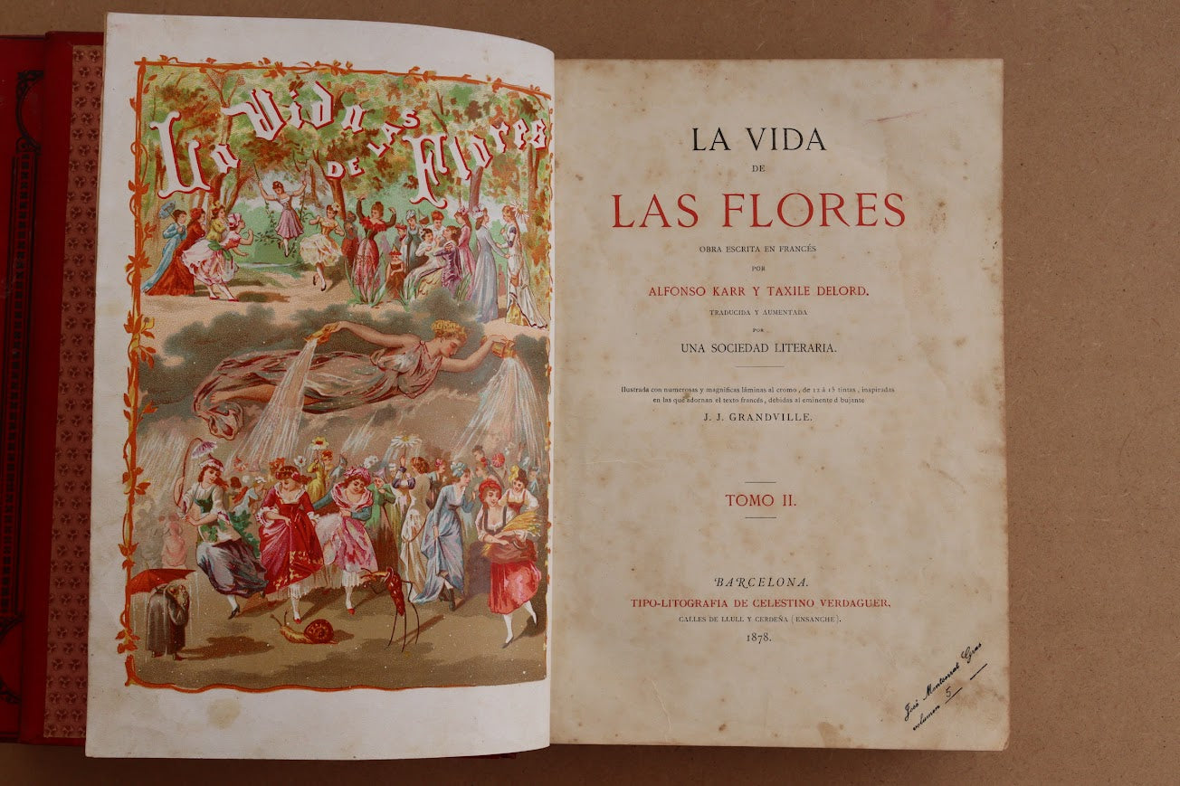 La vida de las Flores, Celestino Verdaguer, 1878