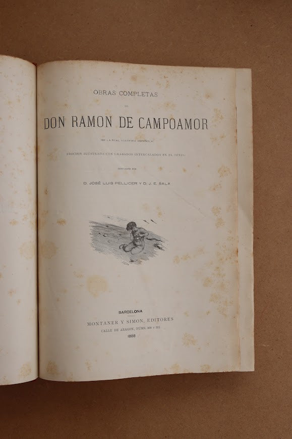 Obras Completas de R. de Campoamor, Montaner y Simón, 1888