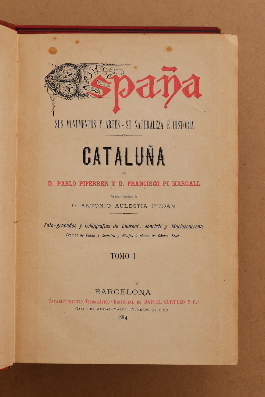 Cataluña: Monumentos, Arte, Naturaleza e Historia, 1884