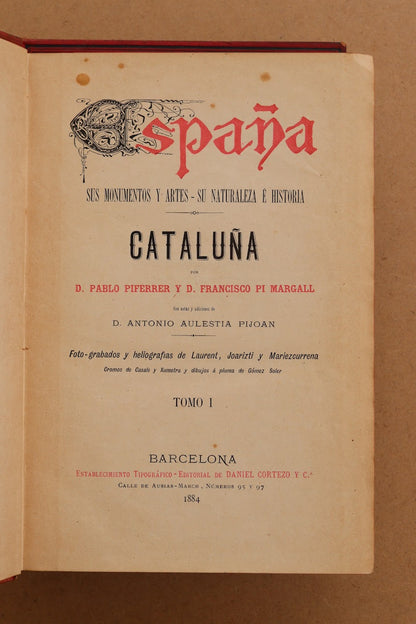 Cataluña: Monumentos, Arte, Naturaleza e Historia, 1884