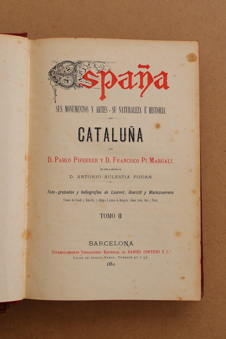 Cataluña: Monumentos, Arte, Naturaleza e Historia, 1884