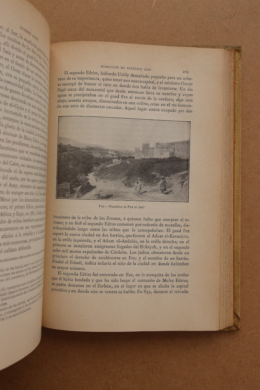 Marruecos en nuestros días, Montaner y Simón, 1908