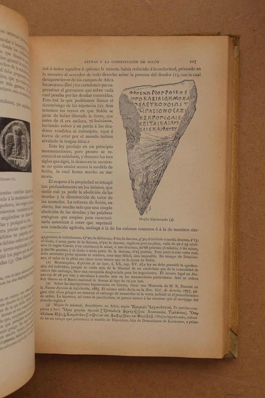 Historia de los Griegos, Montaner y Simón, 1890-1891