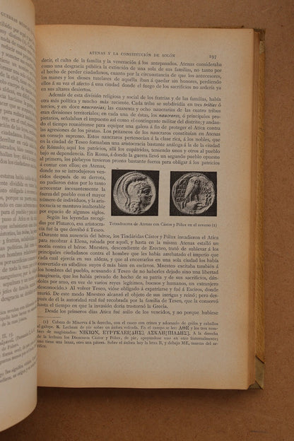 Historia de los Griegos, Montaner y Simón, 1890-1891