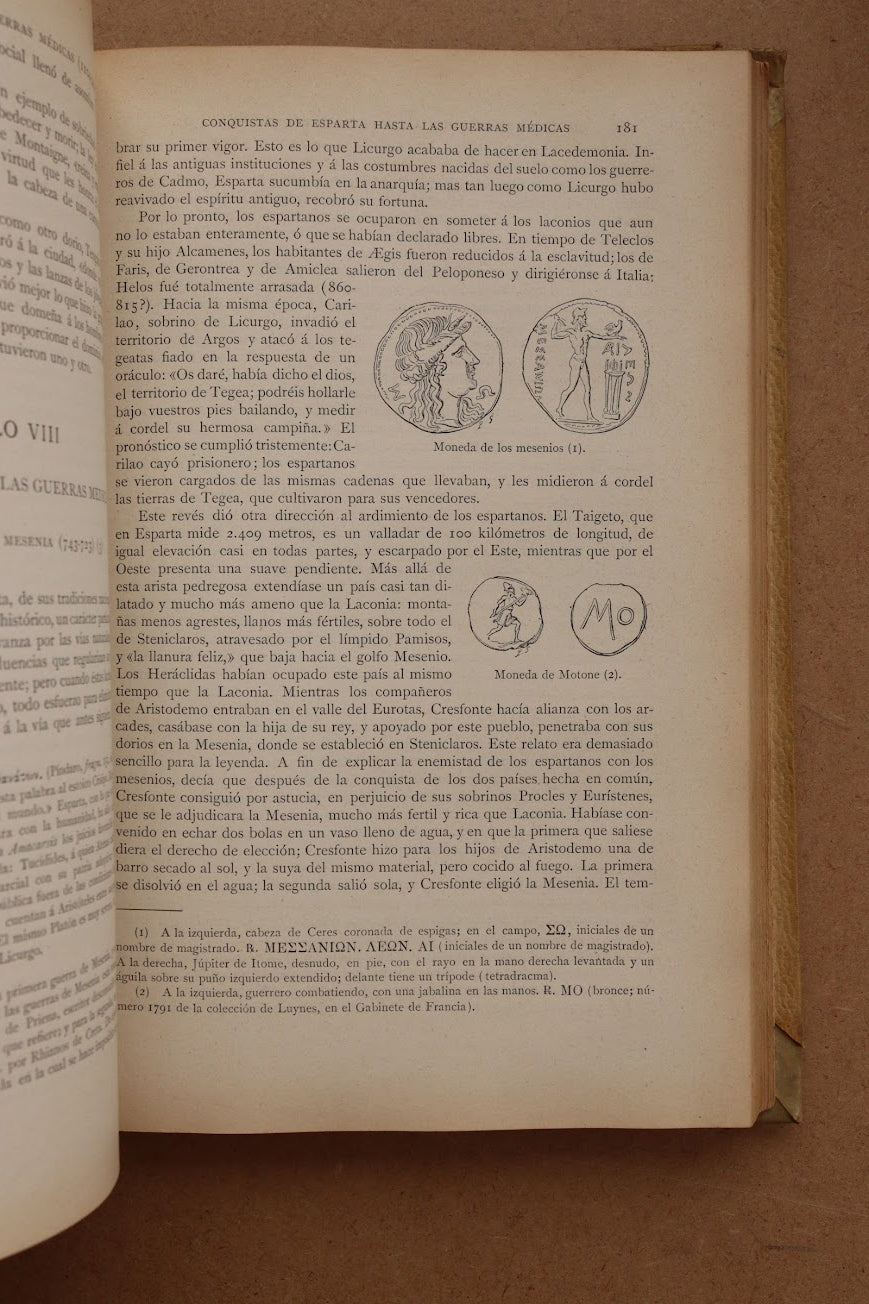 Historia de los Griegos, Montaner y Simón, 1890-1891