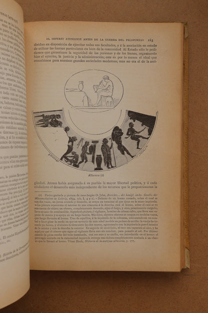 Historia de los Griegos, Montaner y Simón, 1890-1891