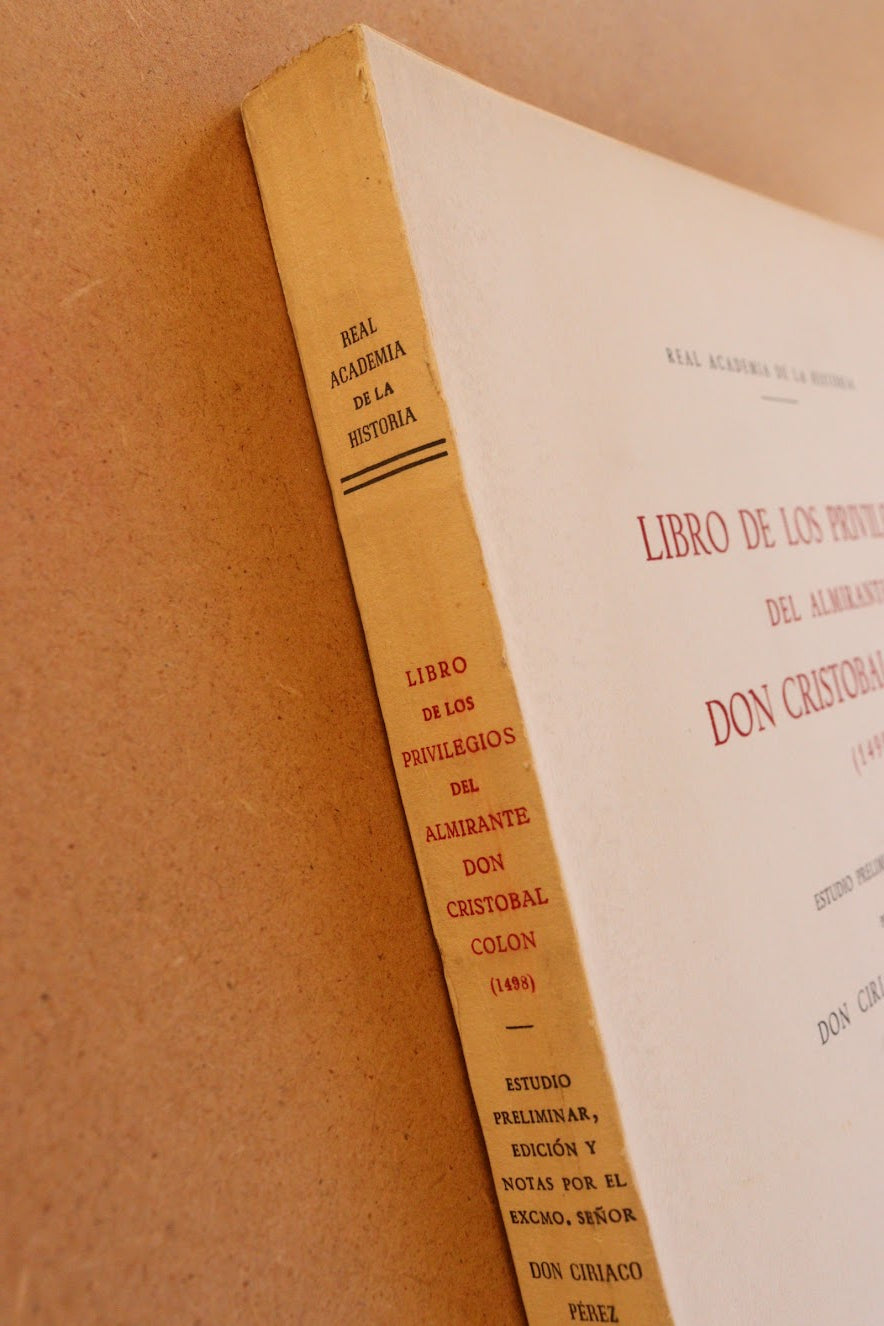 Libro de los Privilegios de Cristóbal Colón, Facsímil, 1951