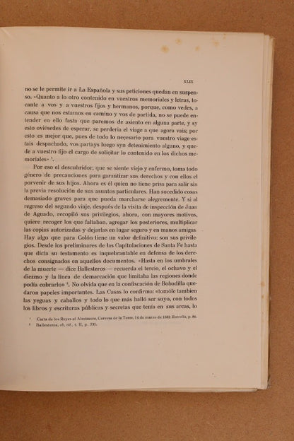 Libro de los Privilegios de Cristóbal Colón, Facsímil, 1951