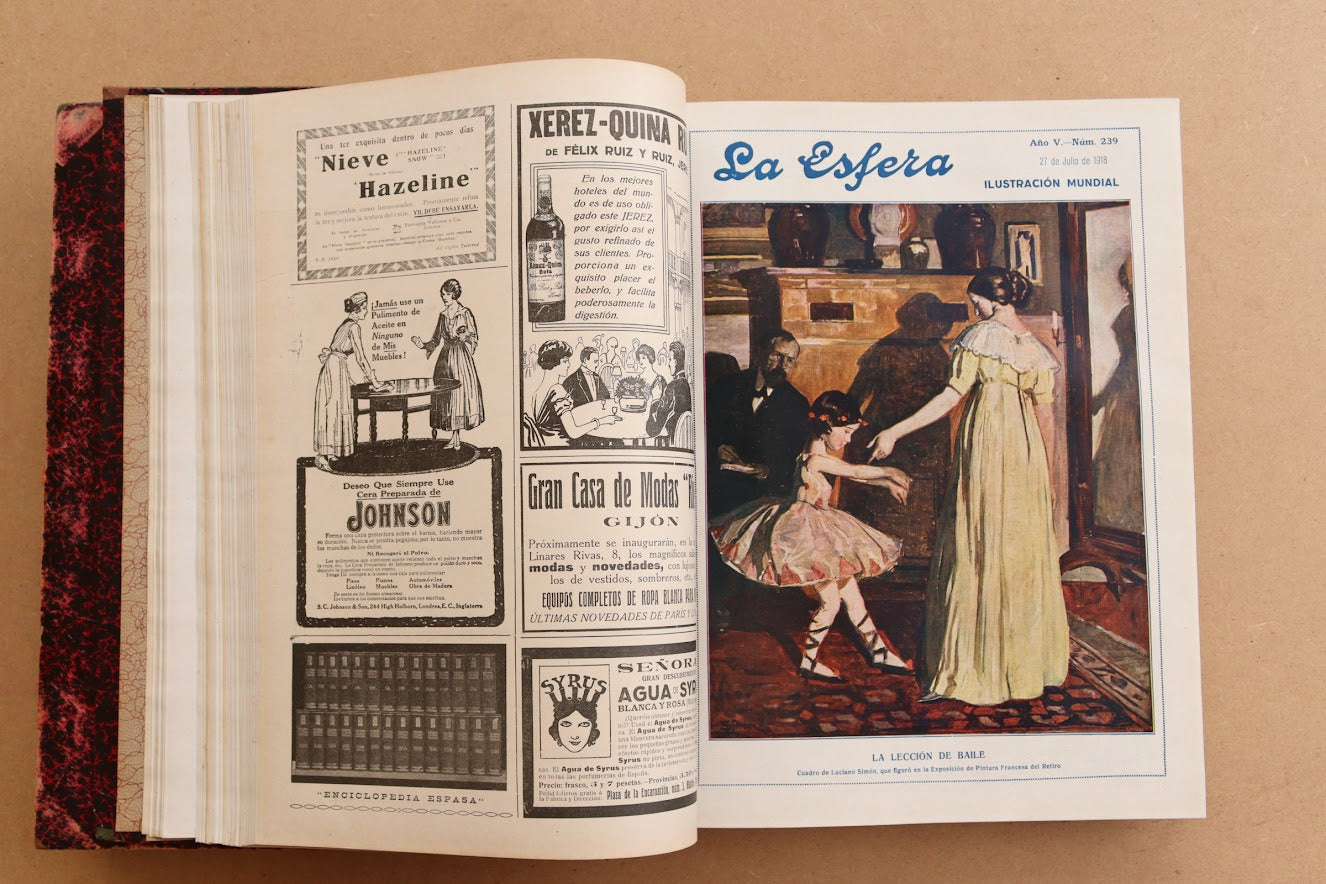 Revista "La Esfera", Madrid, 1918