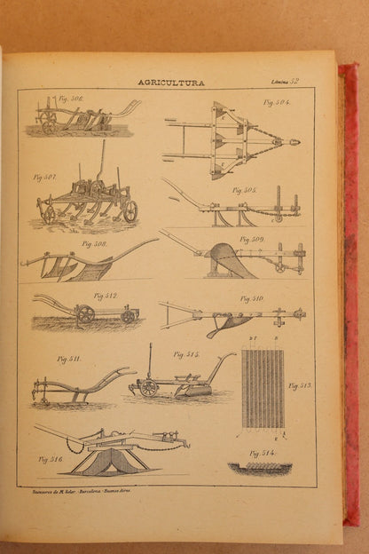 Novísimo tratado de Agricultura y Zootecnia, Final S.XIX