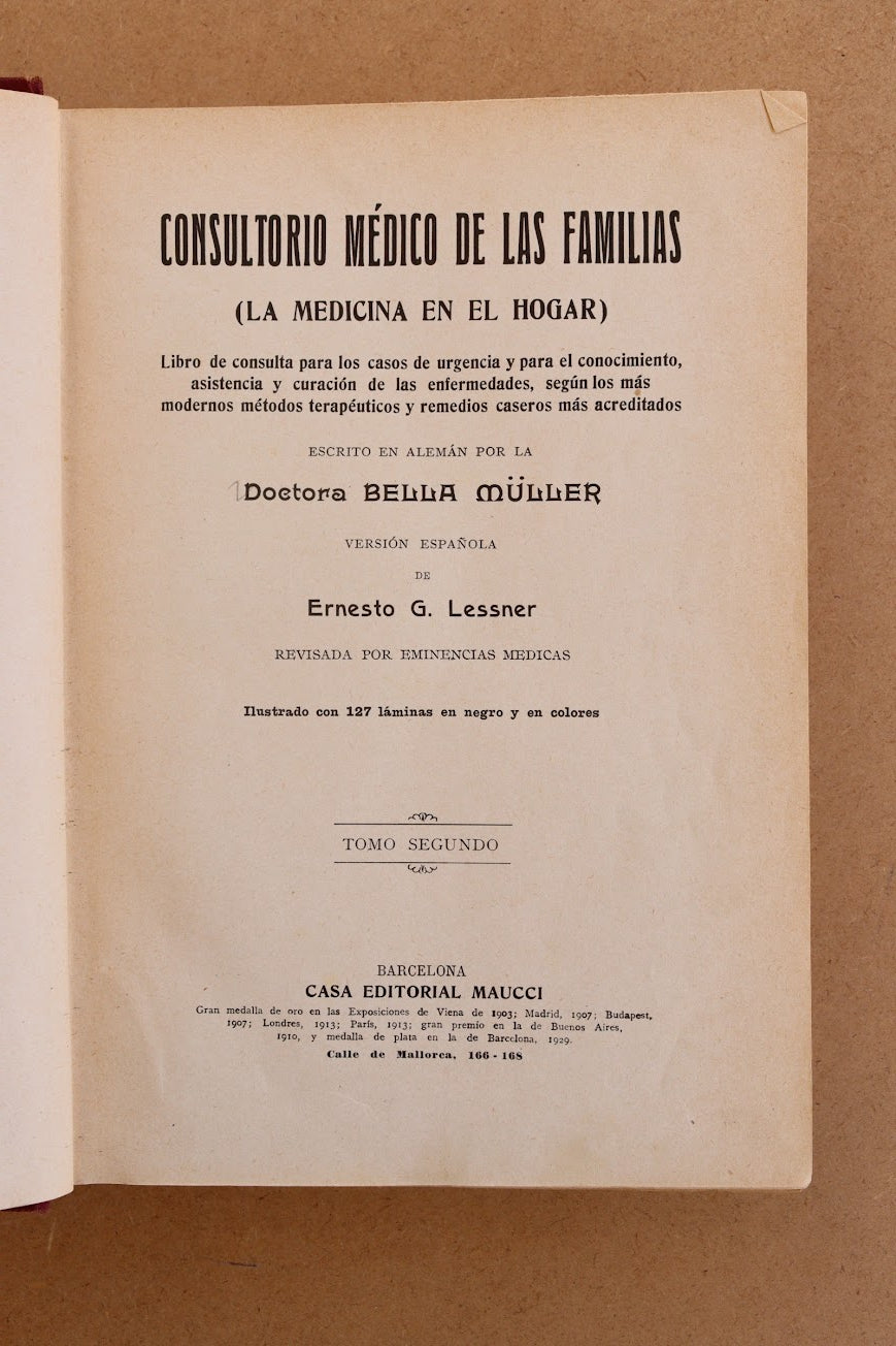 Consultorio Médico de las Famílias, Años 30