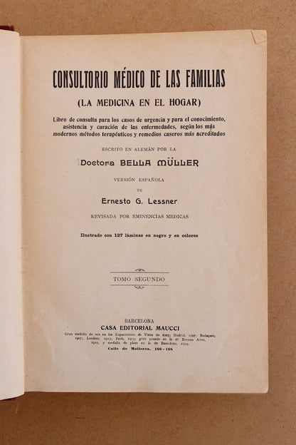 Consultorio Médico de las Famílias, Años 30