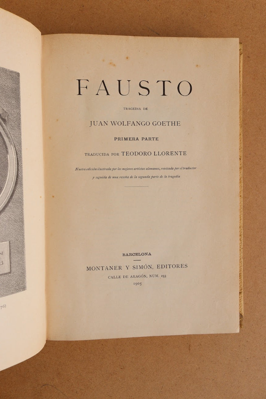 Fausto, Montaner y Simón, 1905