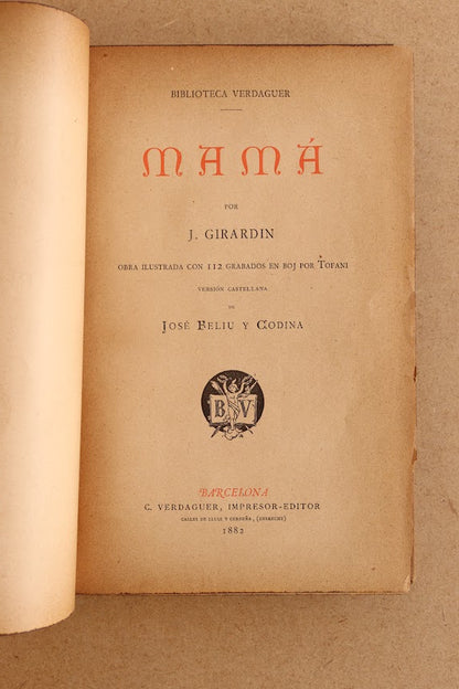 La Mamá, C. Verdaguer, 1882