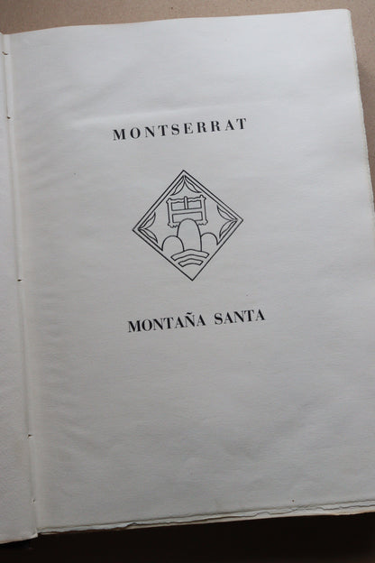 Montserrat Montaña Santa, Edición Limitada y Numerada, 1945