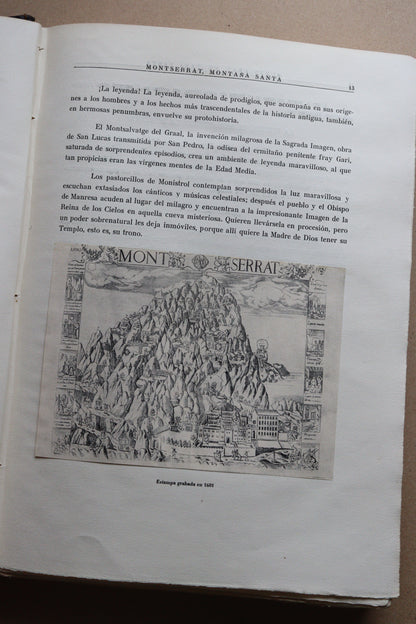 Montserrat Montaña Santa, Edición Limitada y Numerada, 1945