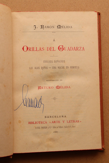 A Orillas del Guadarza, Biblioteca Arte y Letras, 1887