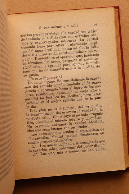 El Pensamiento y la Salud, Paul H. Davis, circa 1920