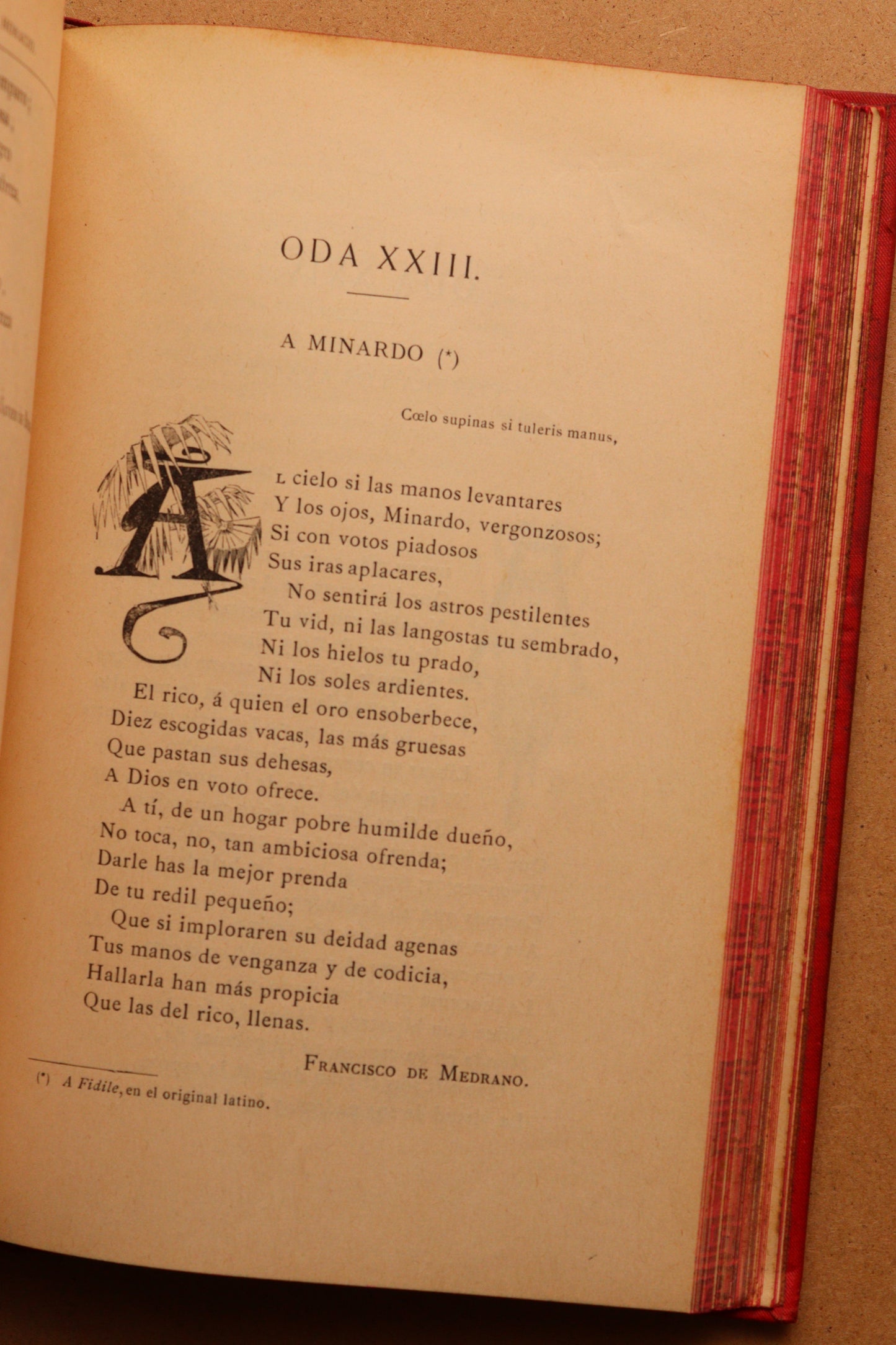 Odas de Horacio, Biblioteca Arte y Letras, 1882