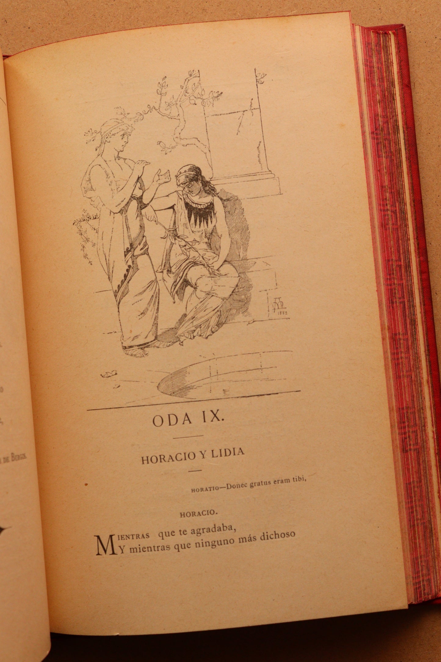 Odas de Horacio, Biblioteca Arte y Letras, 1882