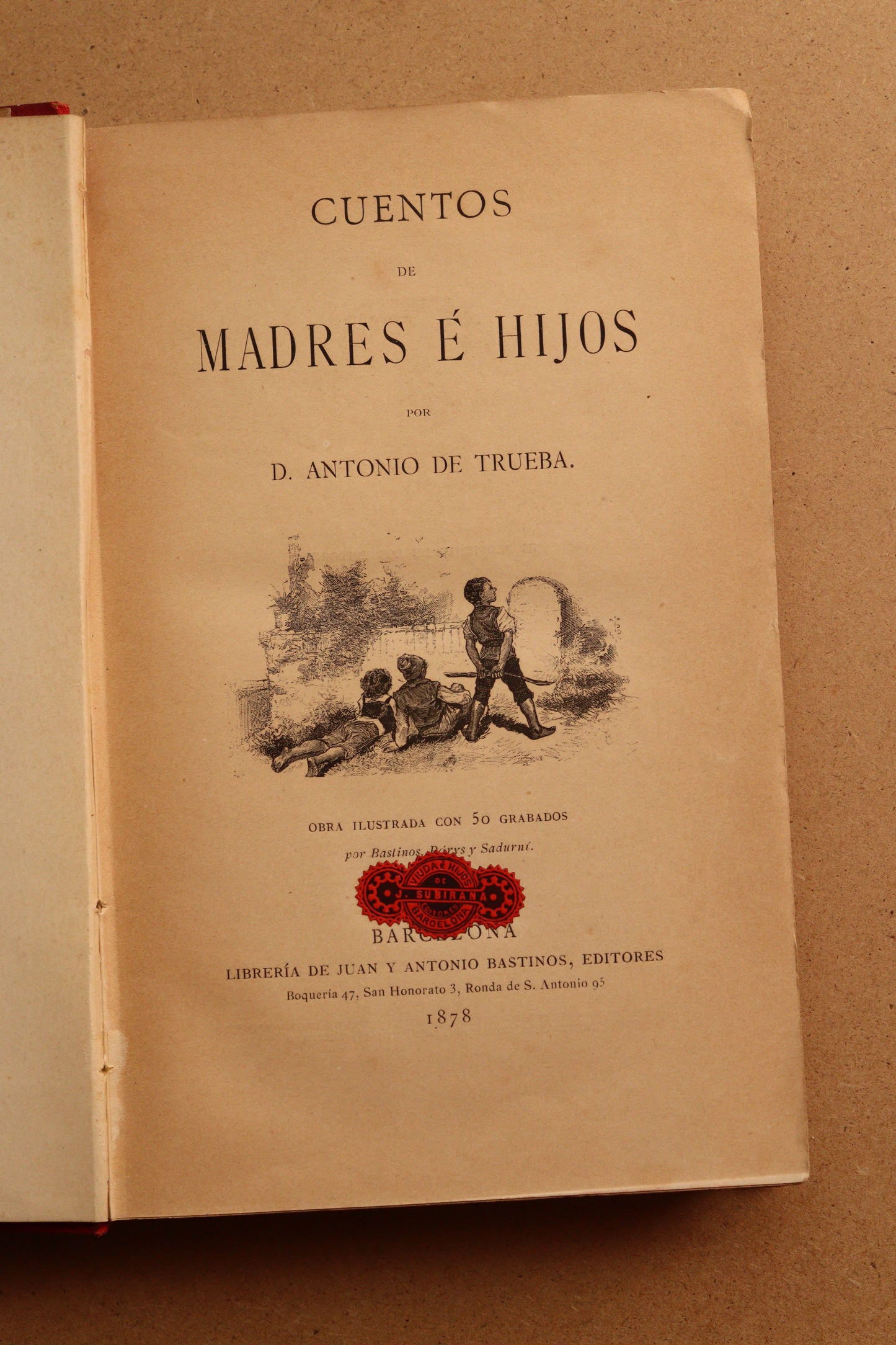 Cuentos de madres e hijos, Trueba, 1878