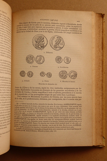 Historia de los Griegos, Montaner y Simón, 1890-1891