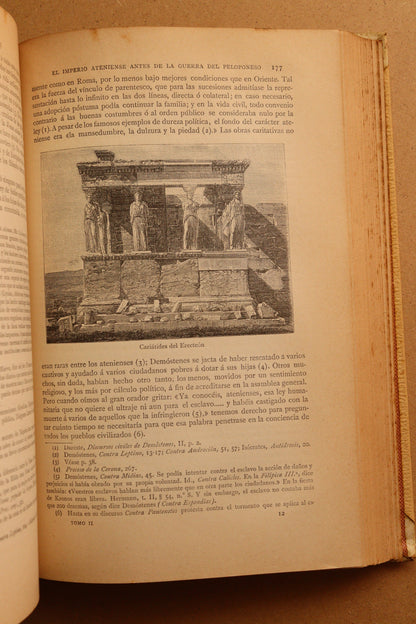 Historia de los Griegos, Montaner y Simón, 1890-1891