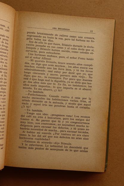 Oro Escondido, Biblioteca Arte y Letras, 1909