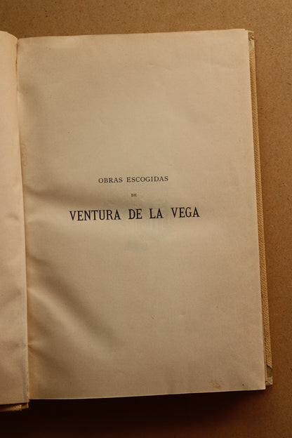 Obras Escogidas de Ventura de la Vega, Montaner y Simón, 1894