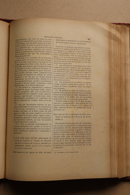 Formulario Enciclopédico Medicina, Farmacia y Veterinaria, Jaime Seix, 1893