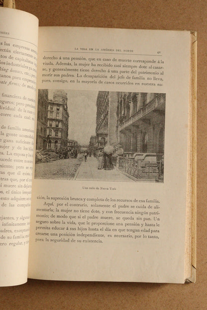 La Vida en la América del Norte, Montaner y Simón, 1899