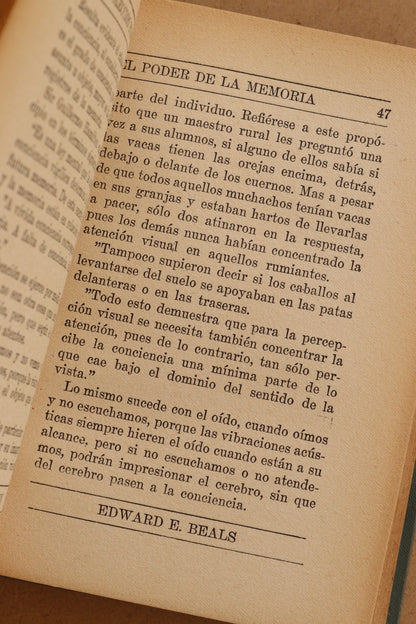 El Poder de la Memoria, W. Atkinson & Beals, 1915