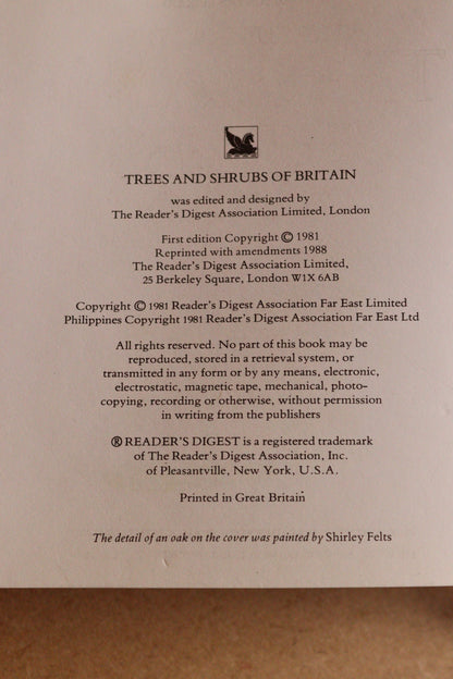 Reader's Digest Nature Lover's Library Field Guides of Britain, 1ª Edición, 1981-1984, Completa