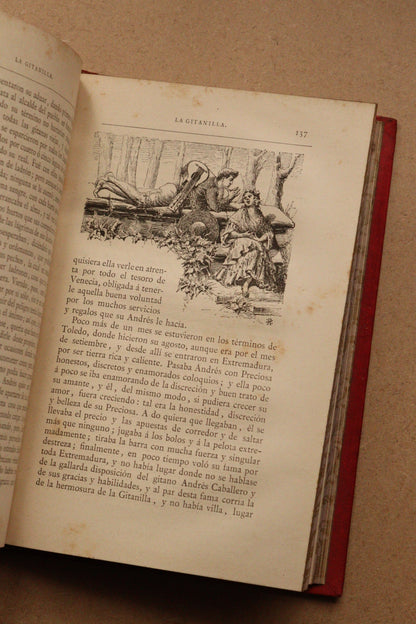 Novelas Españolas, Cervantes, Quevedo y Hurtado de Mendoza, 1884