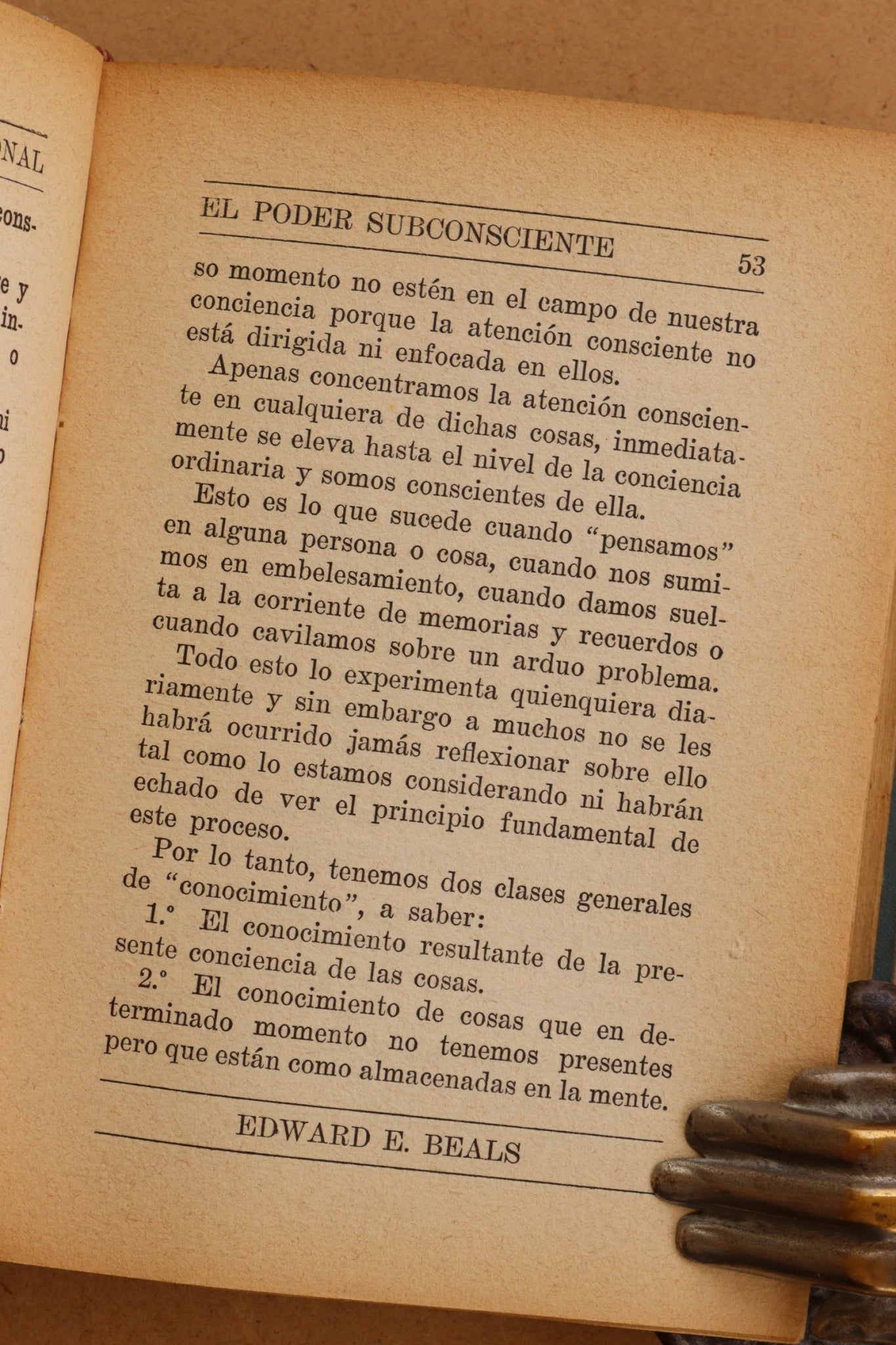 El Poder Subconsciente, W. Atkinson & E. Beals, 1915