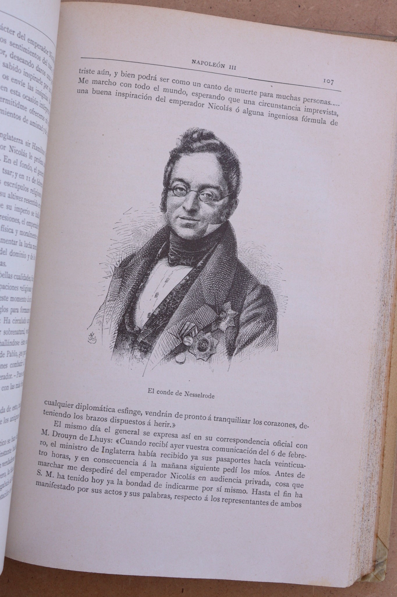 Napoleón III, Montaner y Simón, 1898-1899