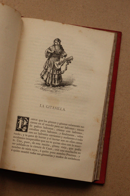 Novelas Españolas, Cervantes, Quevedo y Hurtado de Mendoza, 1884