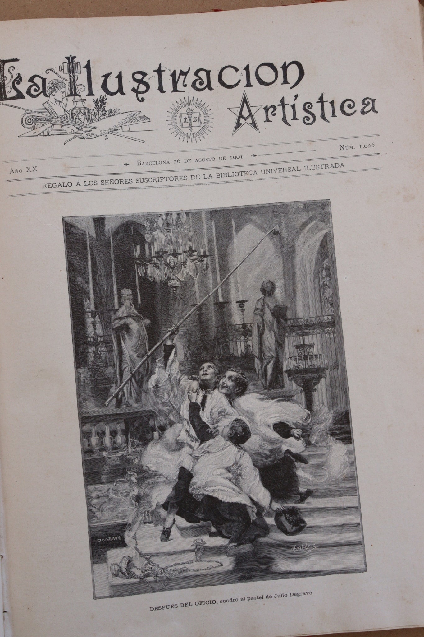 La Ilustración Artística, Montaner y Simón, 1901