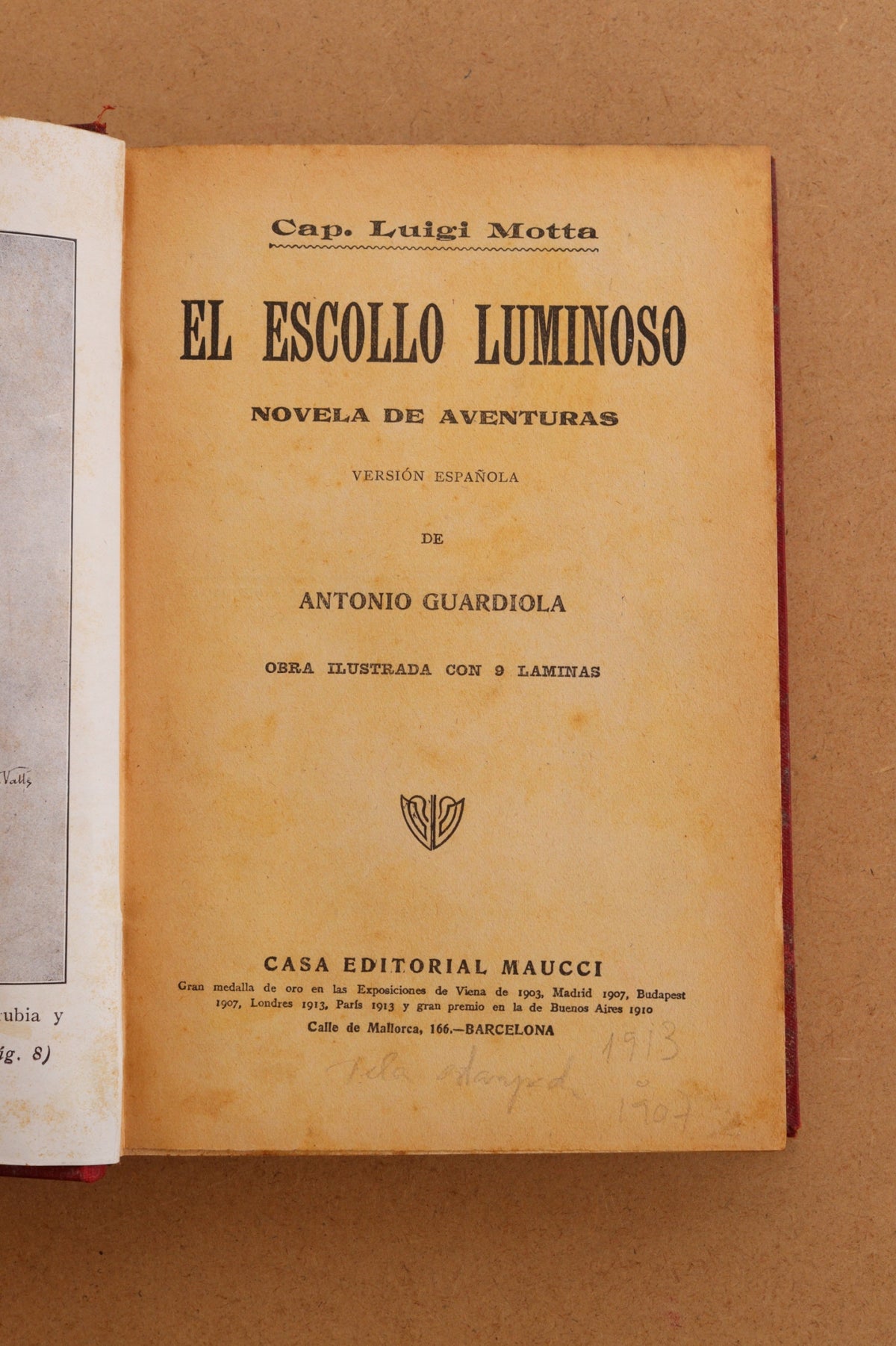 Escollo El Escollo Luminoso, Maucci, 1920 – Arcana Libris