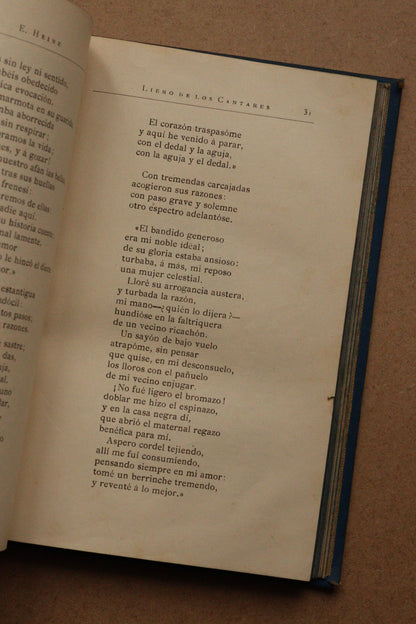 Libro de los Cantares, Poesías de Heine, Biblioteca Arte y Letras, 1885