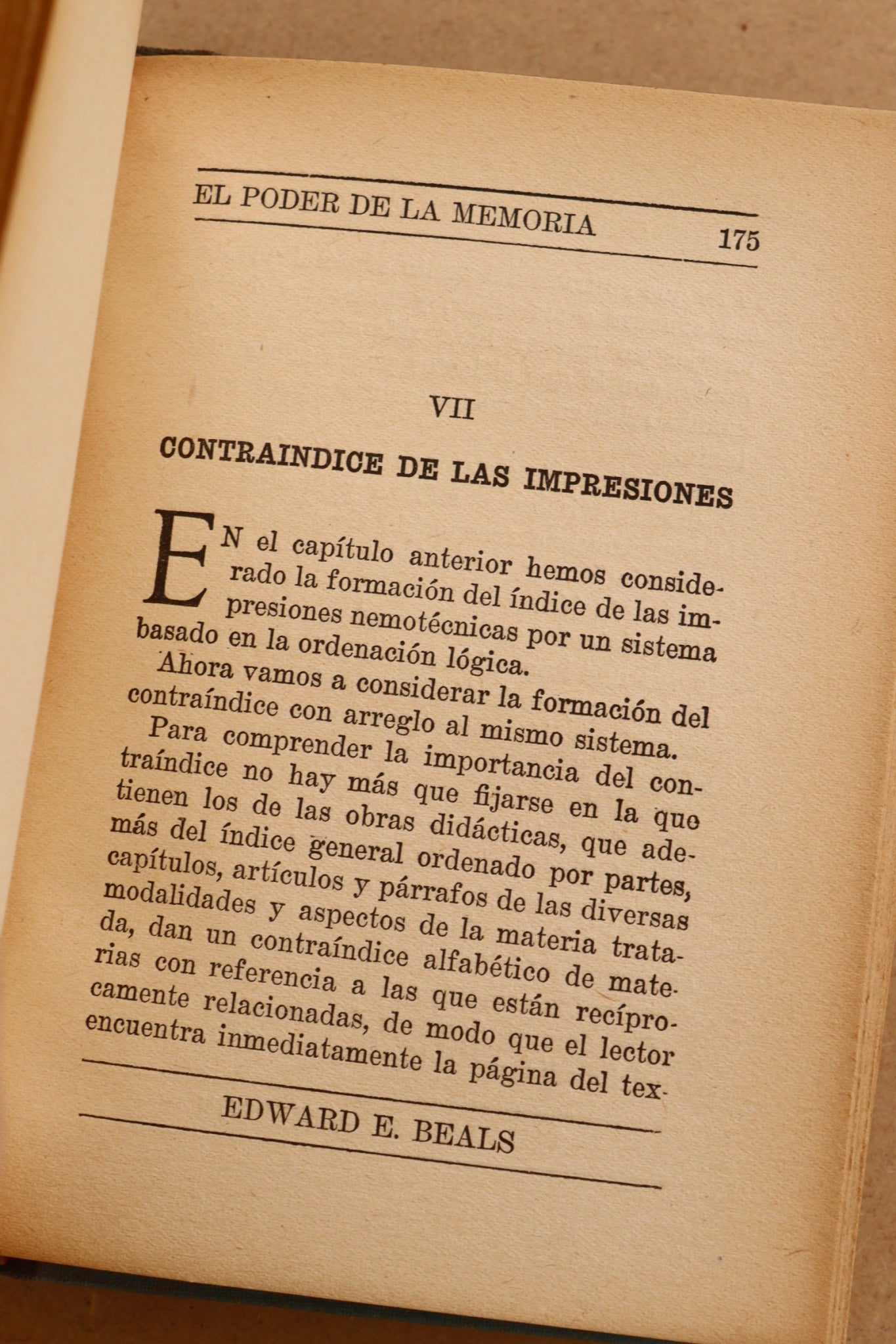 El Poder de la Memoria, W. Atkinson & Beals, 1915