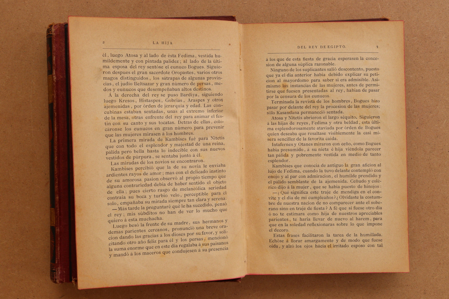 La hija del Rey de Egipto, Biblioteca Arte y Letras, 1881