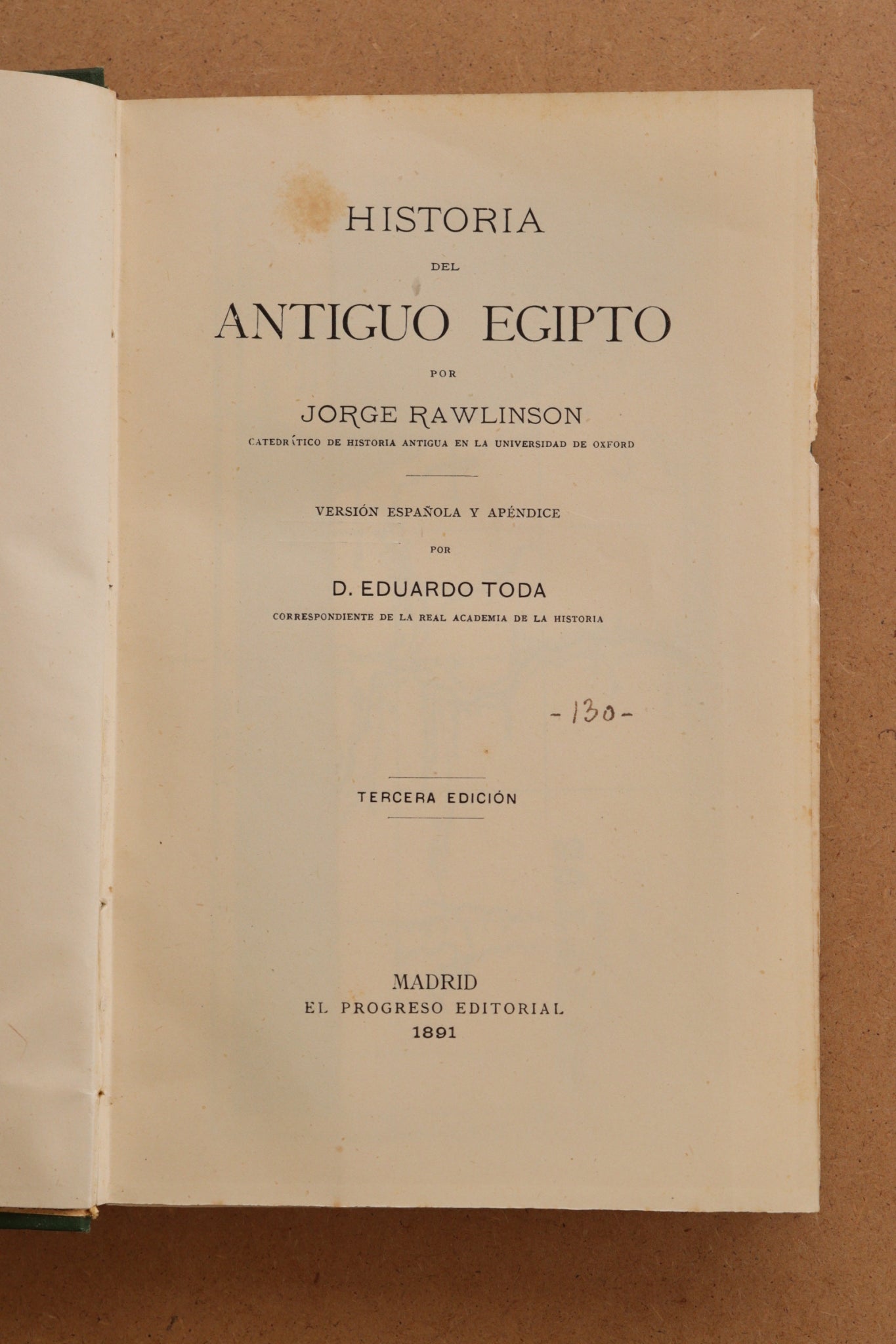 Egipto, Historia de las Naciones, 1891